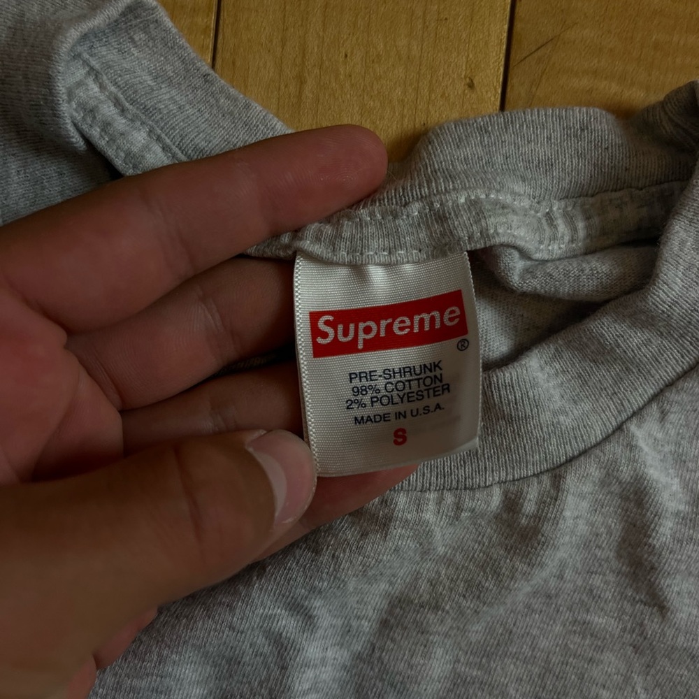 Supreme Heather Gray Tee